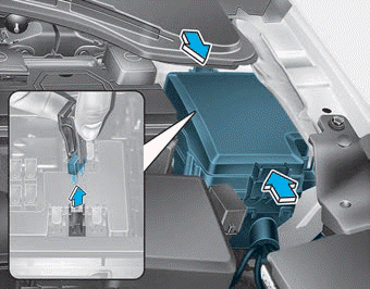 Hyundai Elantra. Engine Compartment Panel Fuse Replacement